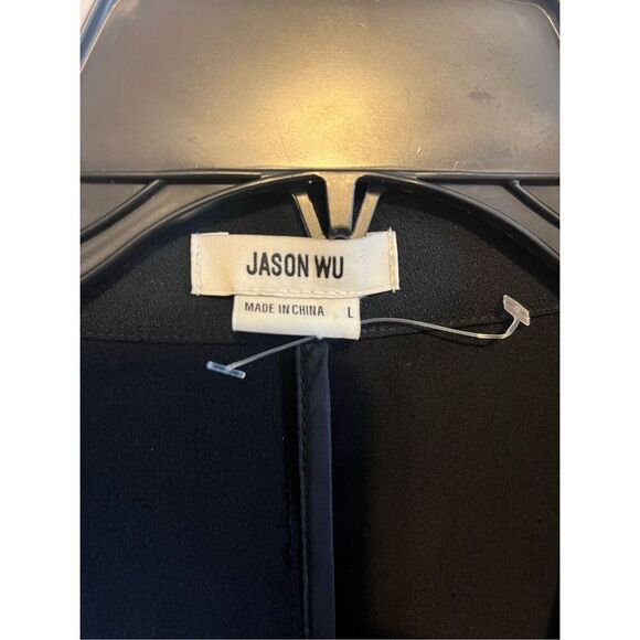 Jason Wu Black and Ivory Tie Waist Blazer Size Large - Picture 5 of 5